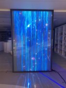 深圳供应正背投全息投影膜 互动展览展示,玻璃橱窗秒变投影大屏