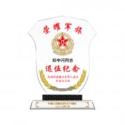警察临退休纪念摆件公安警徽纪念奖牌民警退休奖品纪念品